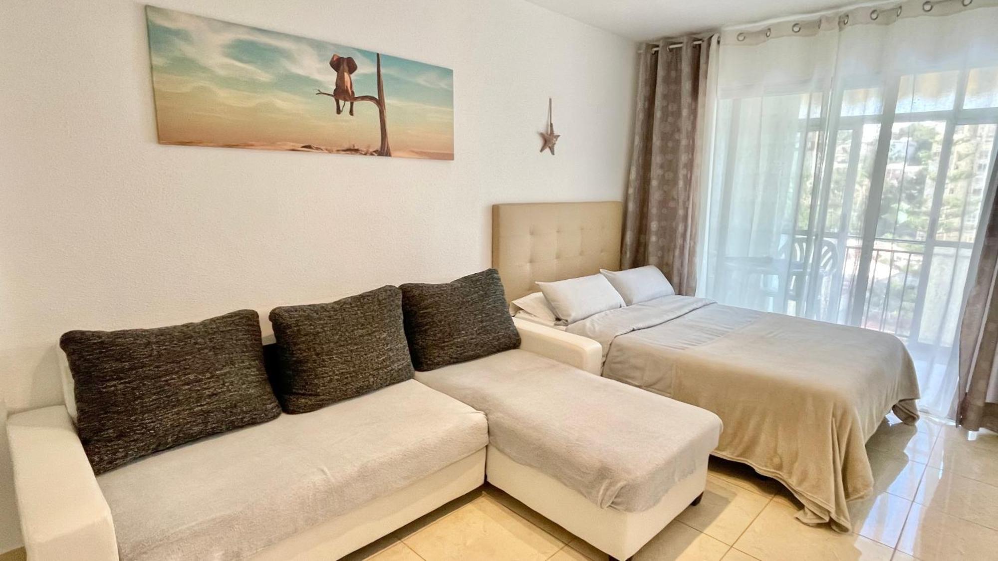 Beach Studio Apartment Hannibal La Cala Finestrat ベニドルム エクステリア 写真
