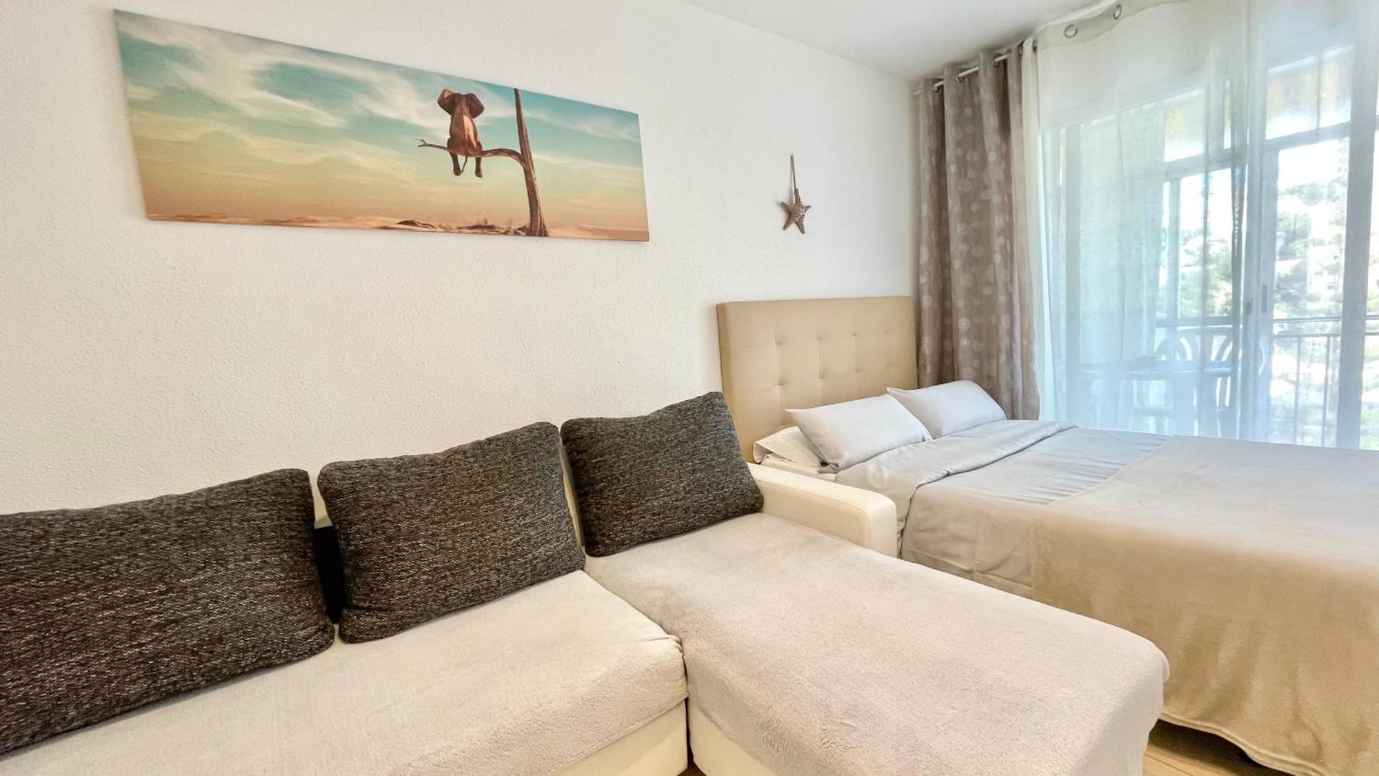 Beach Studio Apartment Hannibal La Cala Finestrat ベニドルム エクステリア 写真
